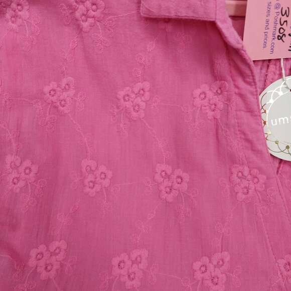 3508 Size XL Umgee Bubble Gum Pink Dress. NWT. - Picture 4 of 8